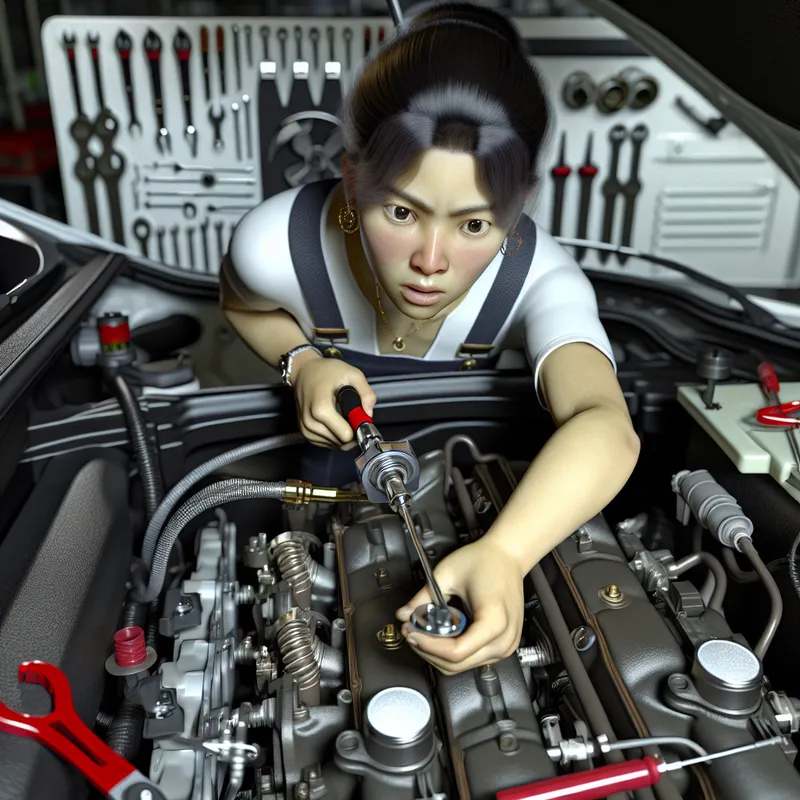 Illustrative steps for crankcase pressure sensor replacement.