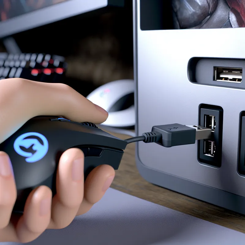 Switching Hyper X mouse to different USB port to fix stopping issue.