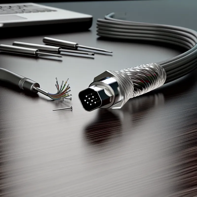 How to fix 9 pins cable
